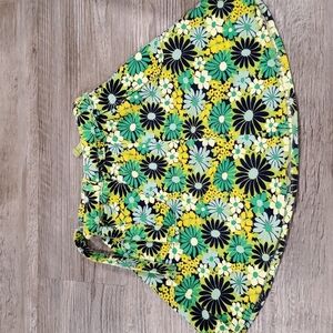 GapKids Flowered Corduroy Skirt Size 4